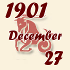 Bak, 1901. December 27