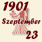 Szűz, 1901. Szeptember 23