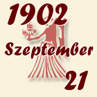 Szűz, 1902. Szeptember 21