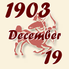 Nyilas, 1903. December 19