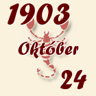 Skorpió, 1903. Október 24