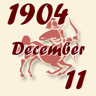 Nyilas, 1904. December 11