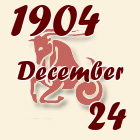 Bak, 1904. December 24