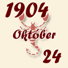 Skorpió, 1904. Október 24