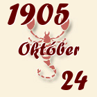 Skorpió, 1905. Október 24