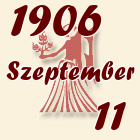 Szűz, 1906. Szeptember 11