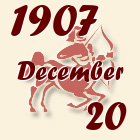 Nyilas, 1907. December 20