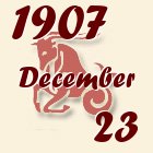 Bak, 1907. December 23