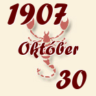 Skorpió, 1907. Október 30