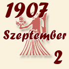 Szűz, 1907. Szeptember 2