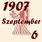 Szűz, 1907. Szeptember 6
