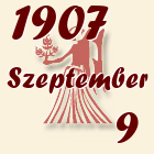 Szűz, 1907. Szeptember 9
