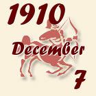 Nyilas, 1910. December 7