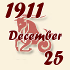Bak, 1911. December 25