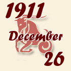 Bak, 1911. December 26