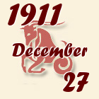 Bak, 1911. December 27