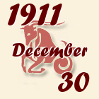 Bak, 1911. December 30