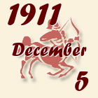 Nyilas, 1911. December 5