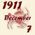 Nyilas, 1911. December 7