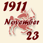 Nyilas, 1911. November 23