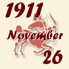 Nyilas, 1911. November 26
