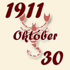 Skorpió, 1911. Október 30