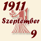 Szűz, 1911. Szeptember 9