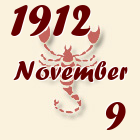 Skorpió, 1912. November 9