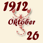 Skorpió, 1912. Október 26