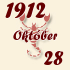 Skorpió, 1912. Október 28
