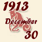 Bak, 1913. December 30