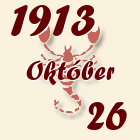 Skorpió, 1913. Október 26