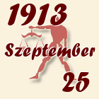 Mérleg, 1913. Szeptember 25
