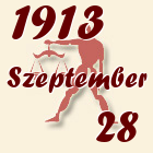 Mérleg, 1913. Szeptember 28