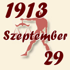 Mérleg, 1913. Szeptember 29