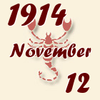 Skorpió, 1914. November 12