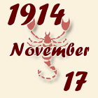 Skorpió, 1914. November 17