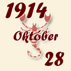 Skorpió, 1914. Október 28