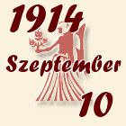 Szűz, 1914. Szeptember 10