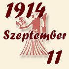 Szűz, 1914. Szeptember 11