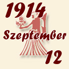 Szűz, 1914. Szeptember 12