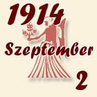 Szűz, 1914. Szeptember 2
