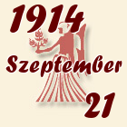 Szűz, 1914. Szeptember 21