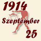 Mérleg, 1914. Szeptember 25