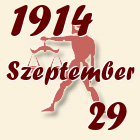 Mérleg, 1914. Szeptember 29