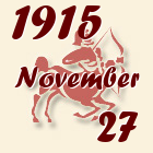 Nyilas, 1915. November 27