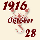 Skorpió, 1916. Október 28