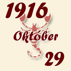 Skorpió, 1916. Október 29