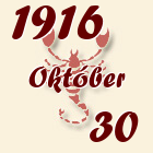 Skorpió, 1916. Október 30