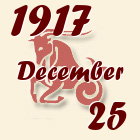Bak, 1917. December 25